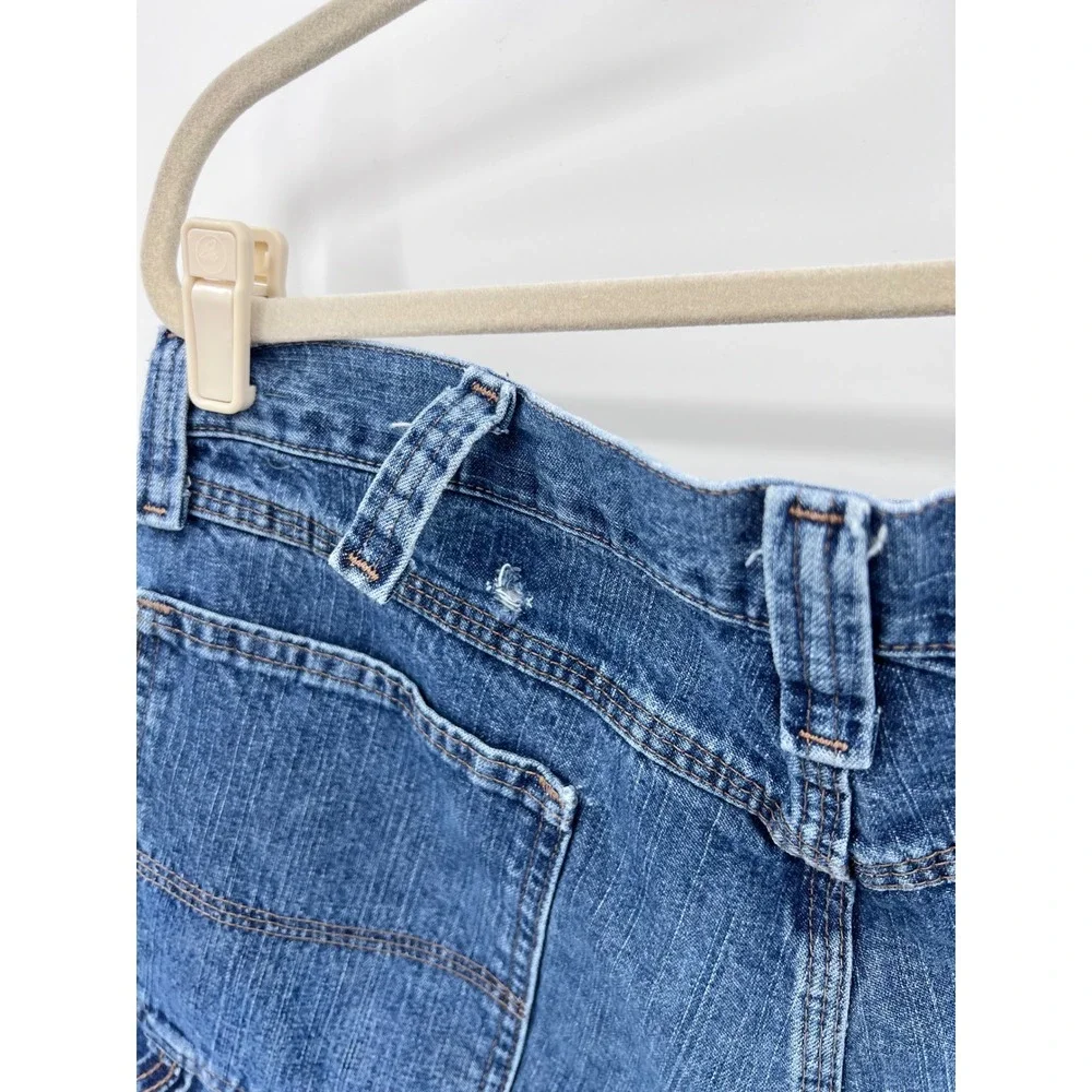 Wrangler‎ Y2K Vintage Carpenter Jorts Dad Shorts Denim 100% Cotton Size 36